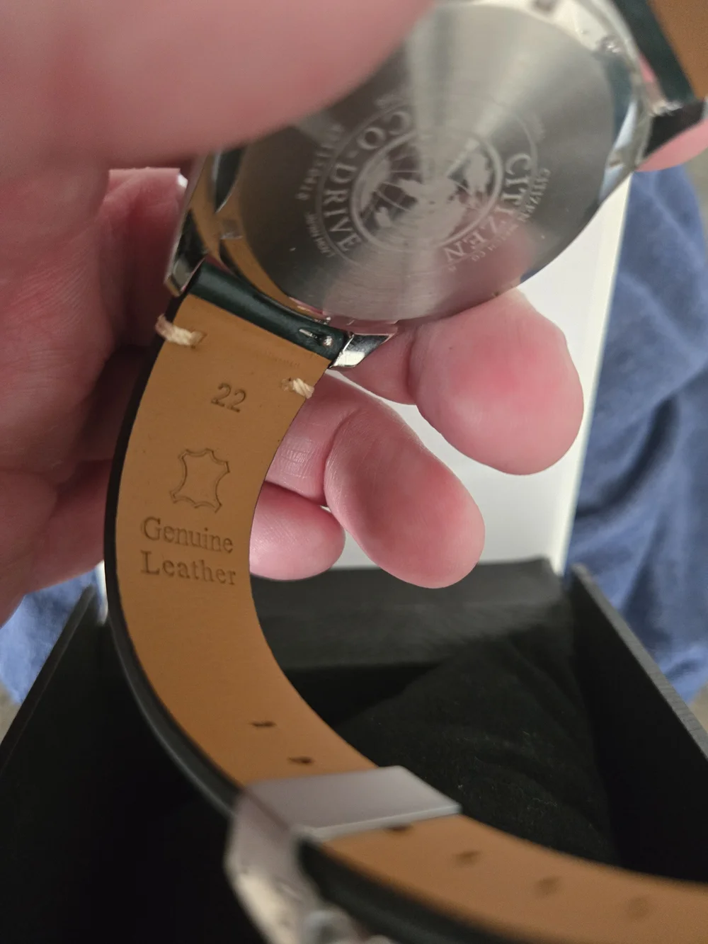 Citizen ECO Drive On Italian Leather Strap